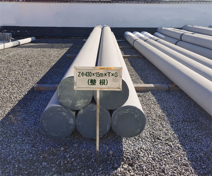 南沙430×15米×T×G终端电线杆